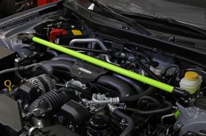 Scion FR S Strut Brace - Front - Perrin Performance - Neon Yellow - `13-`25